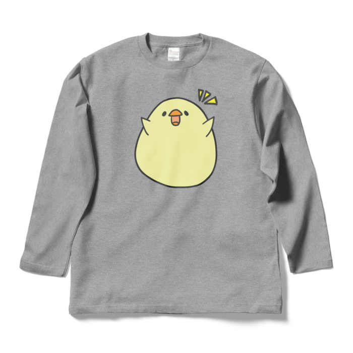 ロングスリーブTシャツ - L - 杢グレー