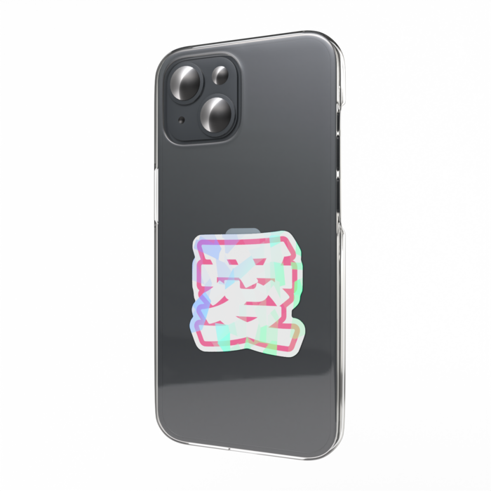 ホログラムスマホステッカー - 縦