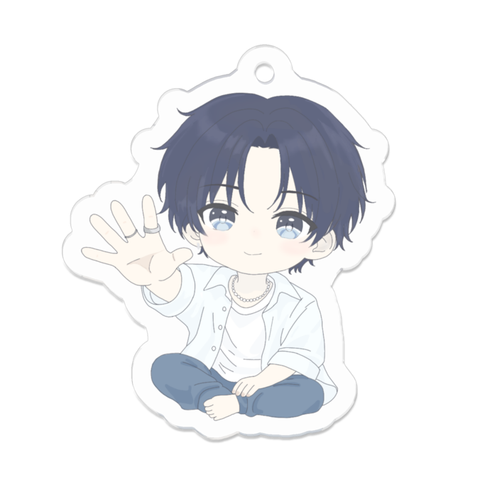 アクリルキーホルダー - 50 x 50 (mm)