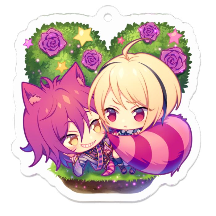 アクリルキーホルダー - 50 x 50 (mm)