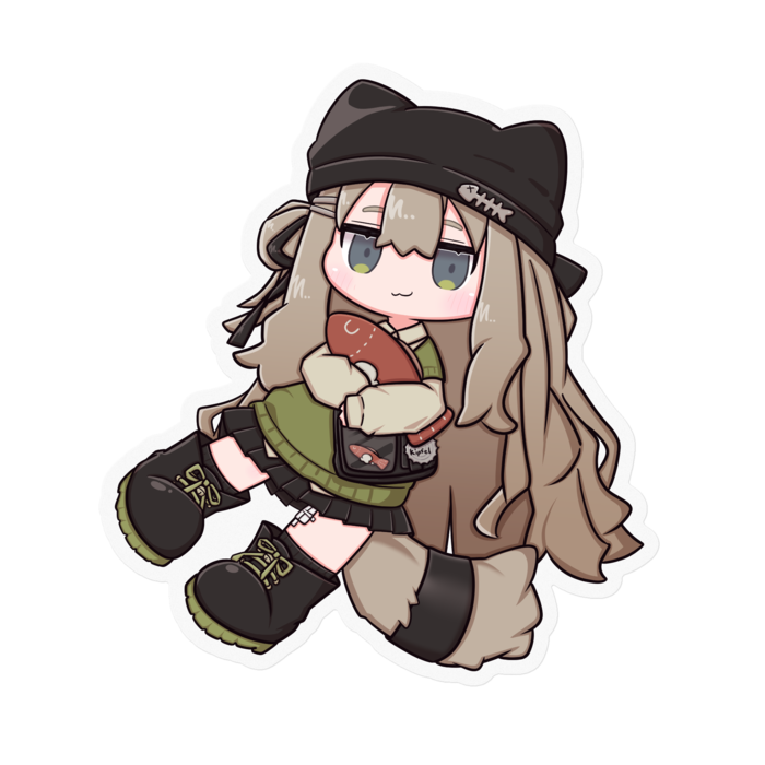 クリアステッカー - 100 x 100 (mm)