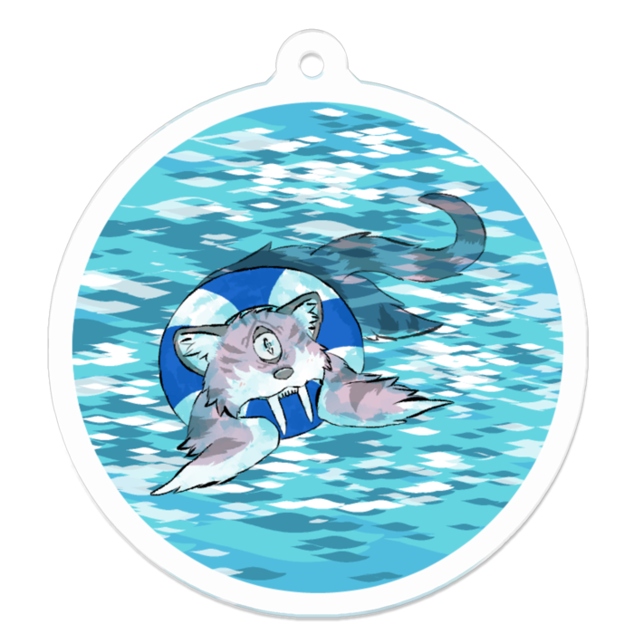 アクリルキーホルダー - 50 x 50 (mm)