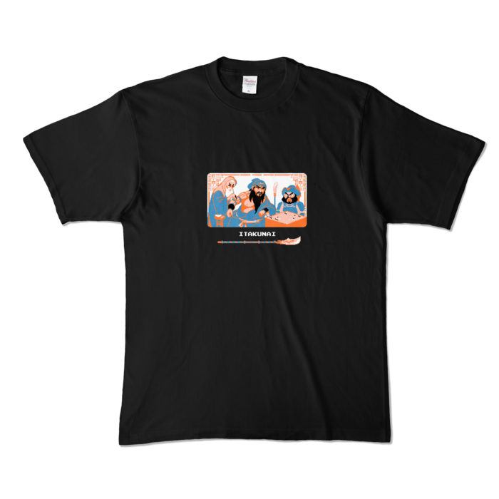 カラーTシャツ - XL - ブラック (濃色)
