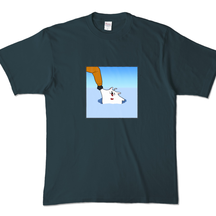 カラーTシャツ - XL - デニム (濃色)