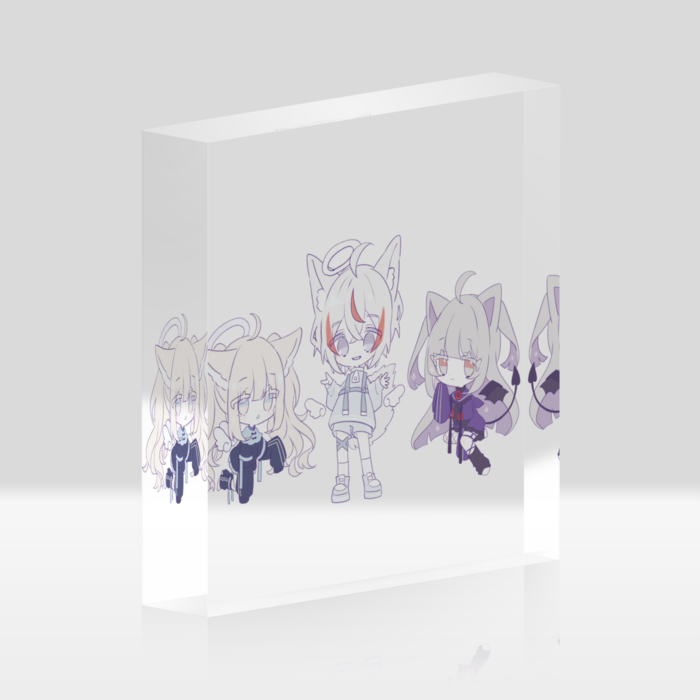 アクリルブロック - 100x100mm