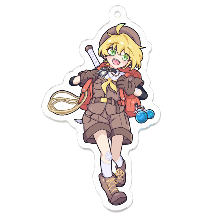 アクリルキーホルダー - 70 x 70 (mm)