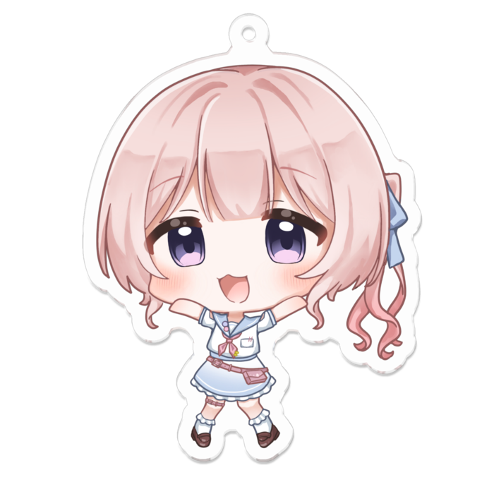 夏服/アクリルキーホルダー - 70 x 70 (mm)