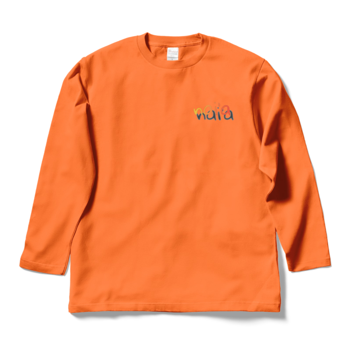 ロングスリーブTシャツ - L - オレンジ