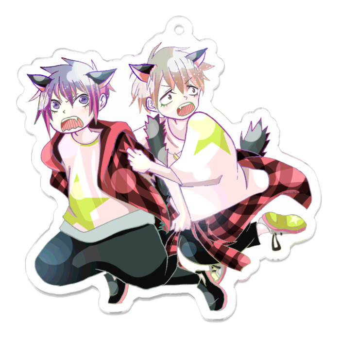 アクリルキーホルダー - 70 x 70 (mm)