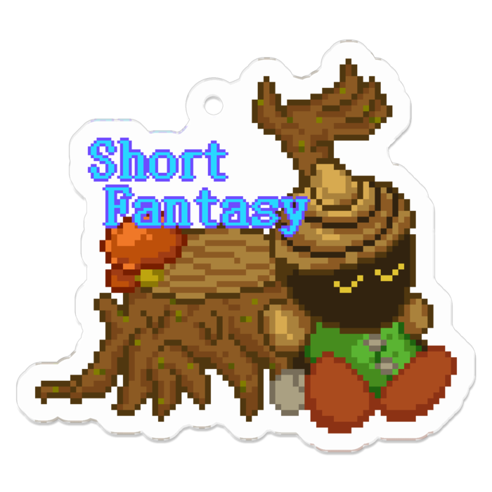 アクリルキーホルダー（コーティング） - 50 x 50 (mm)