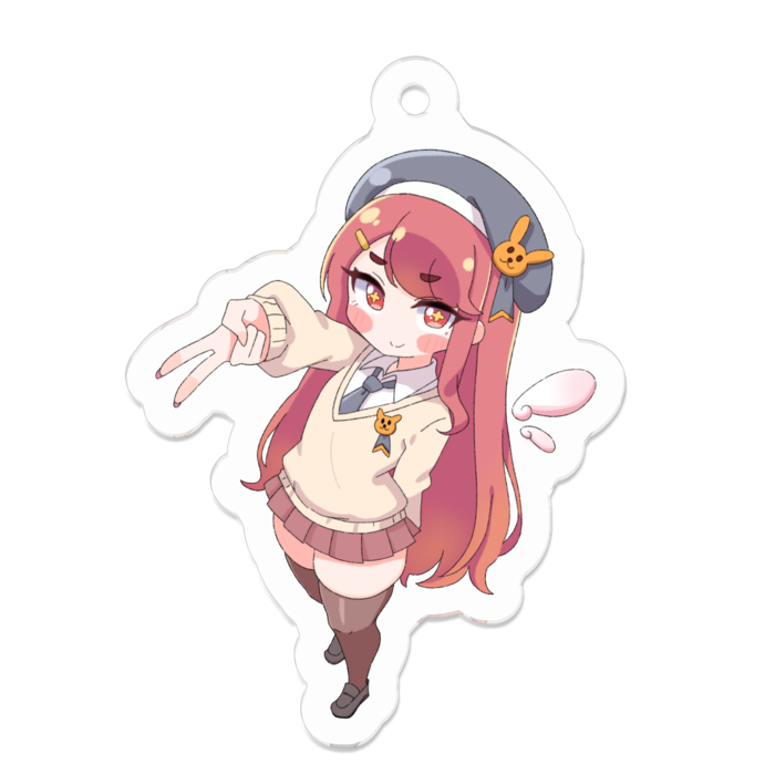 アクリルキーホルダー - 50 x 50 (mm)