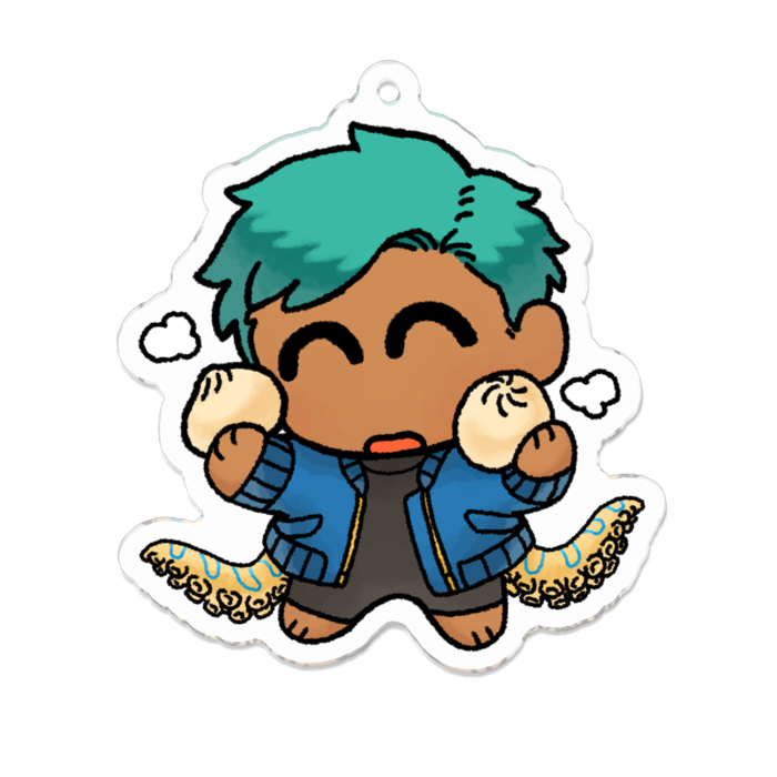 【やや大きめ】アクリルキーホルダー - 70 x 70 (mm)