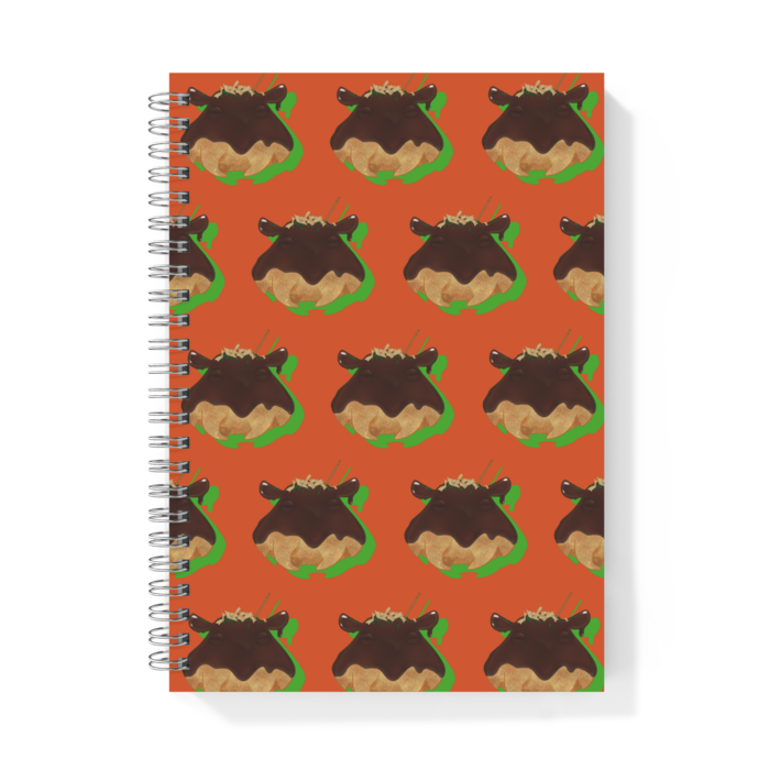 オレンジ×グリーン　リングノート - A5(5)