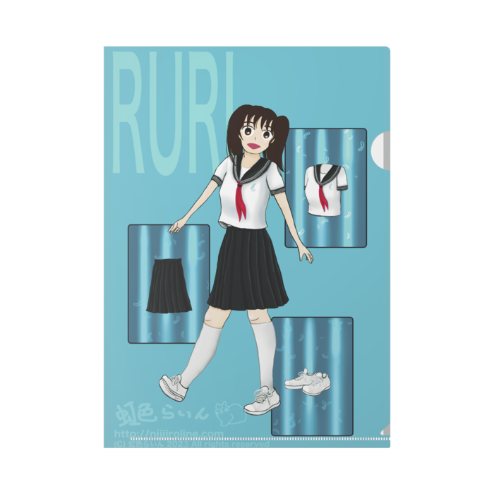 クリアファイル - A4(裏が黒)