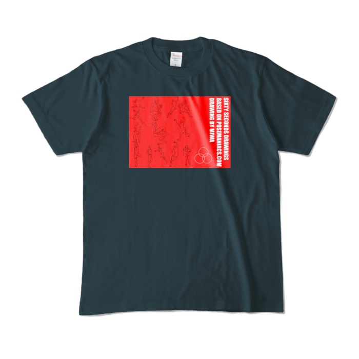 カラーTシャツ - M - デニム (濃色)