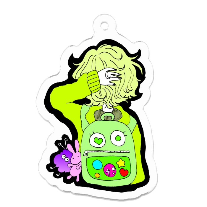 アクリルキーホルダー - 50 x 50 (mm)