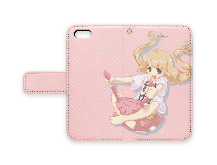 手帳型iPhoneケース - iPhone5 - ストラップ穴 あり