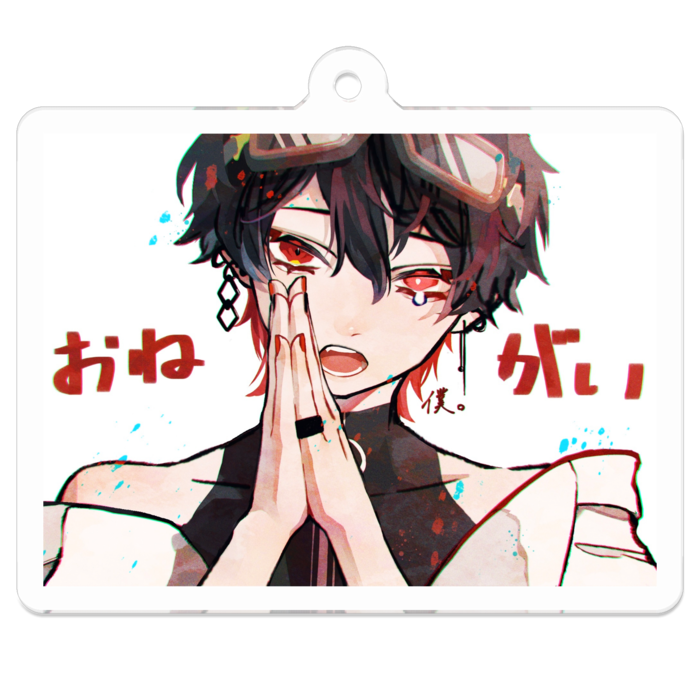 アクリルキーホルダー - 50 x 50 (mm)