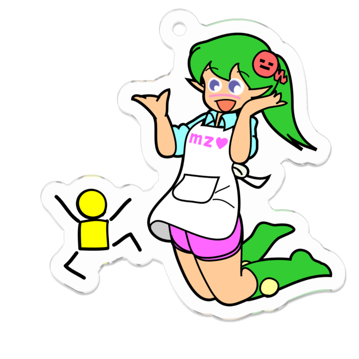 アクリルキーホルダー - 50 x 50 (mm)