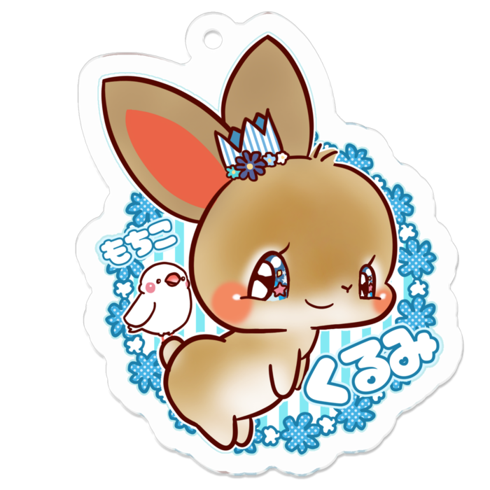 アクリルキーホルダー - 50 x 50 (mm)