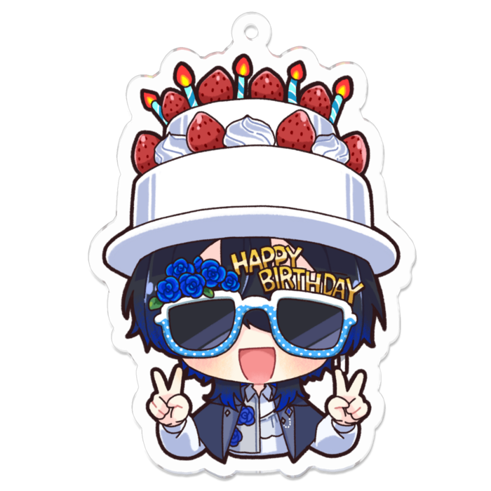 アクリルキーホルダー - 70 x 70 (mm)