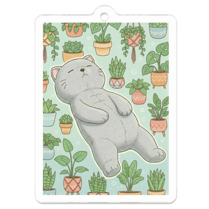 アクリルキーホルダー - 50 x 50 (mm)