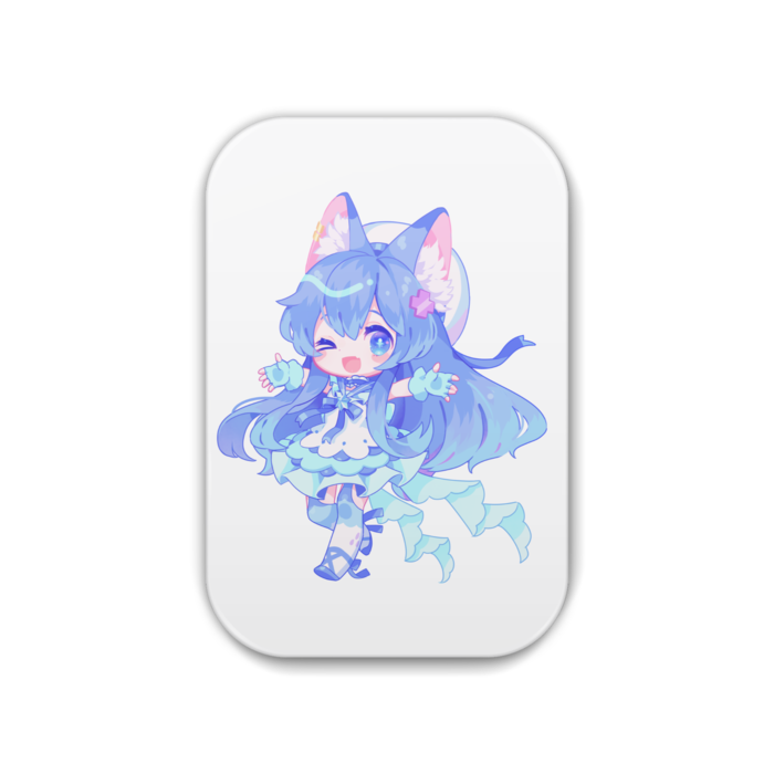 TypeA - White - 角丸 51x76mm