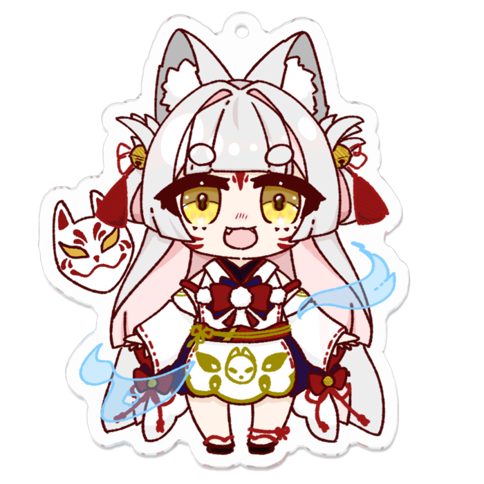 アクリルキーホルダー - 70 x 70 (mm)