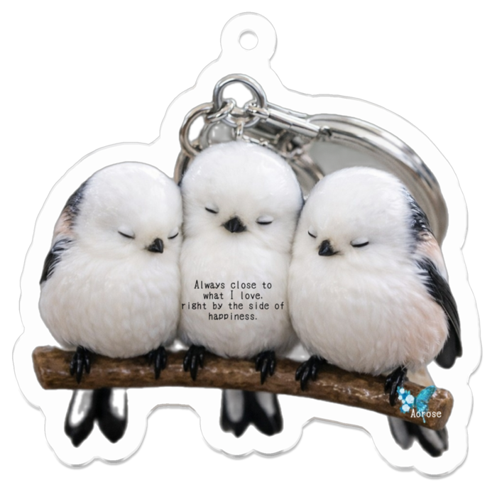 アクリルキーホルダー（コーティング） - 50 x 50 (mm)