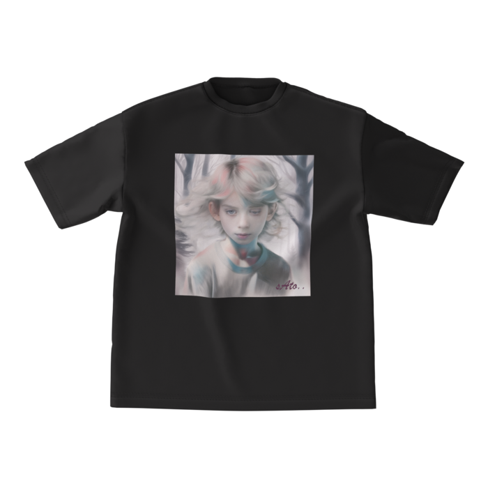 ビッグシルエットTシャツ - M - ブラック
