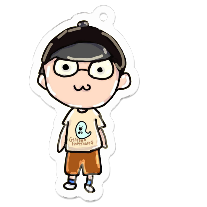 アクリルキーホルダー - 50 x 50 (mm)