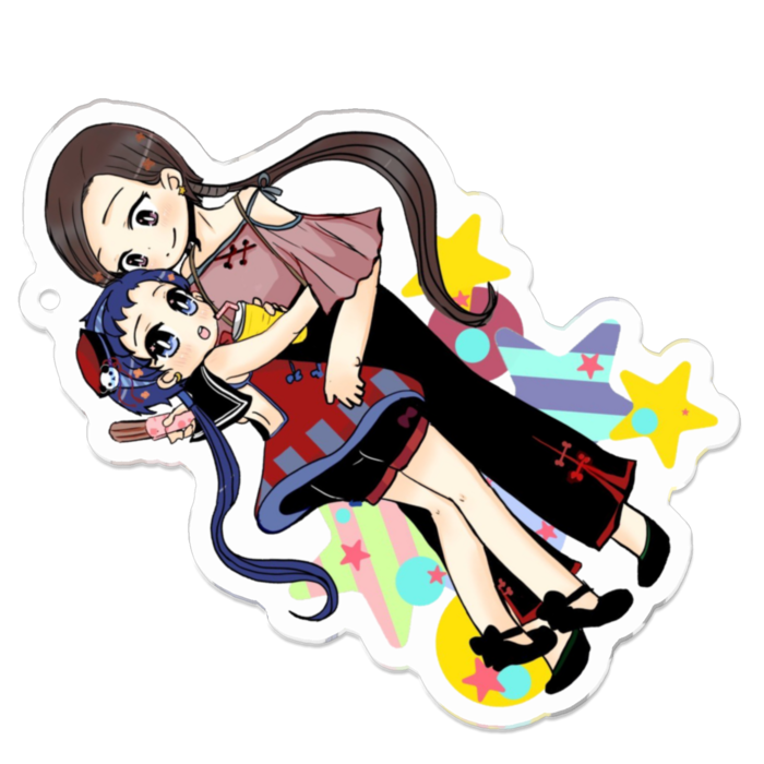 アクリルキーホルダー - 70 x 70 (mm)