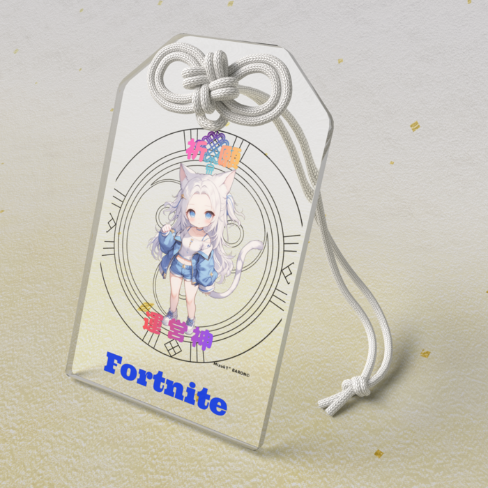 アクリルお守り - 50 × 80mm