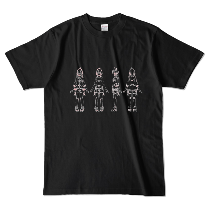 カラーTシャツ - L - ブラック (濃色)