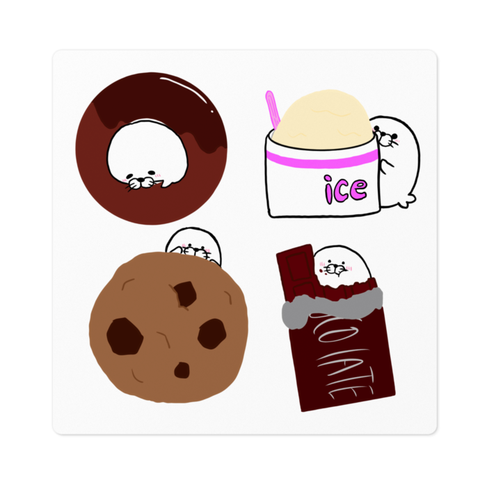 ステッカー - 100 x 100 (mm)