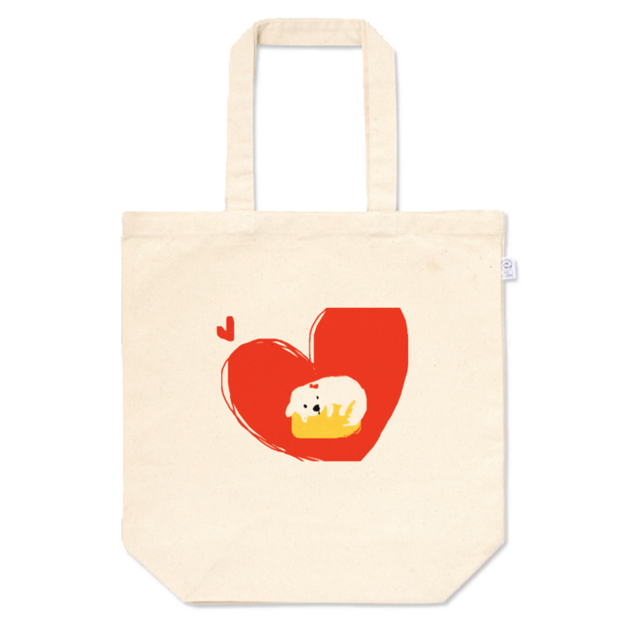 トートバッグ - M - プリント面積小・sweet