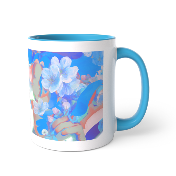 ツートンカラーマグカップ - 直径 8.2cm / 高さ 9.5cm