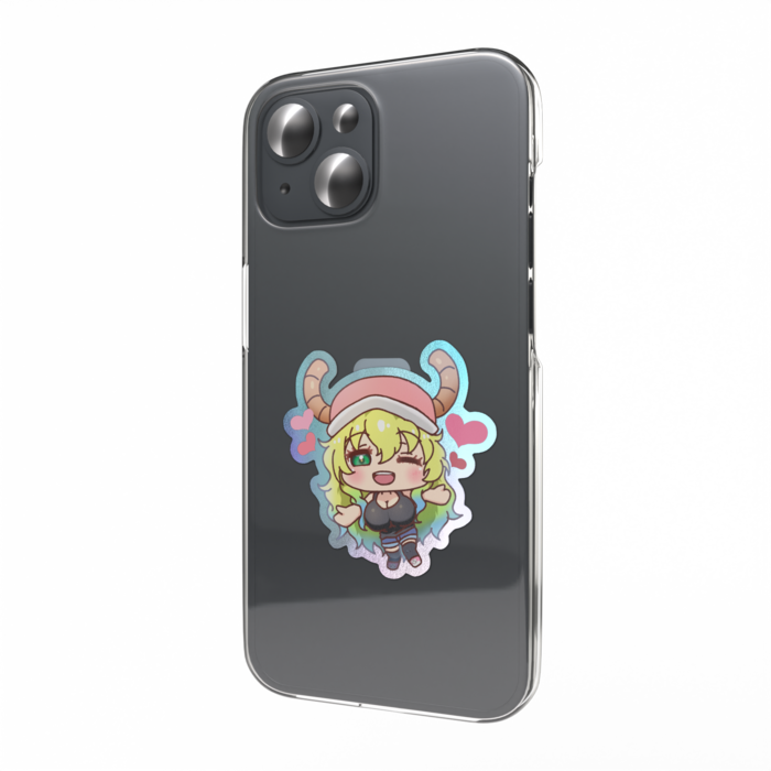 オーロラスマホステッカー - 縦