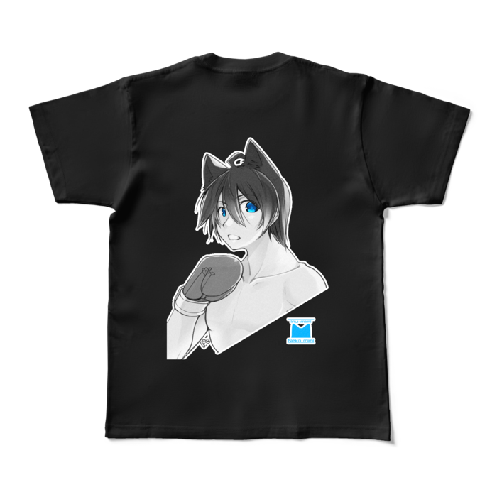 背面プリント：M - ブラック