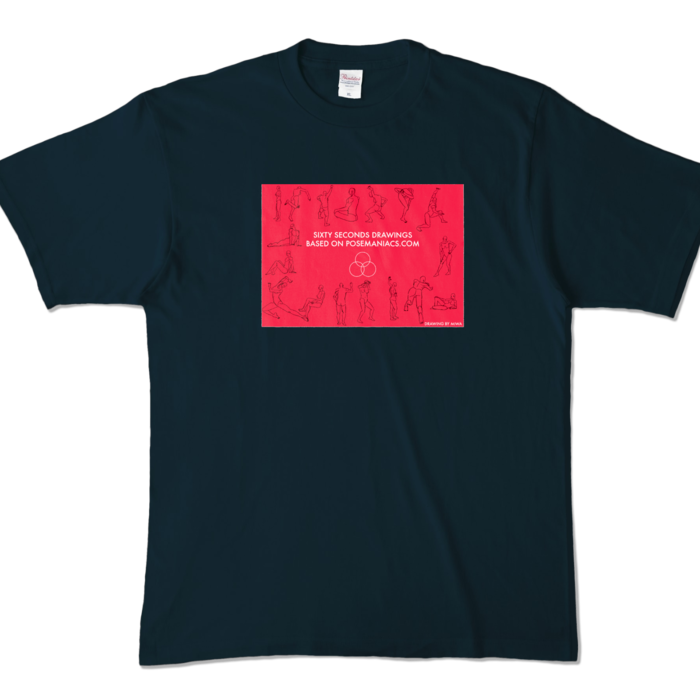 カラーTシャツ - XL - ネイビー (濃色)