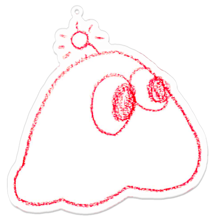 アクリルキーホルダー - 100 x 100 (mm)
