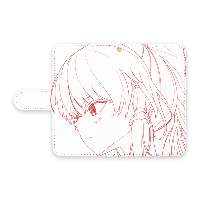 手帳型Androidケース - S - ストラップ穴 あり