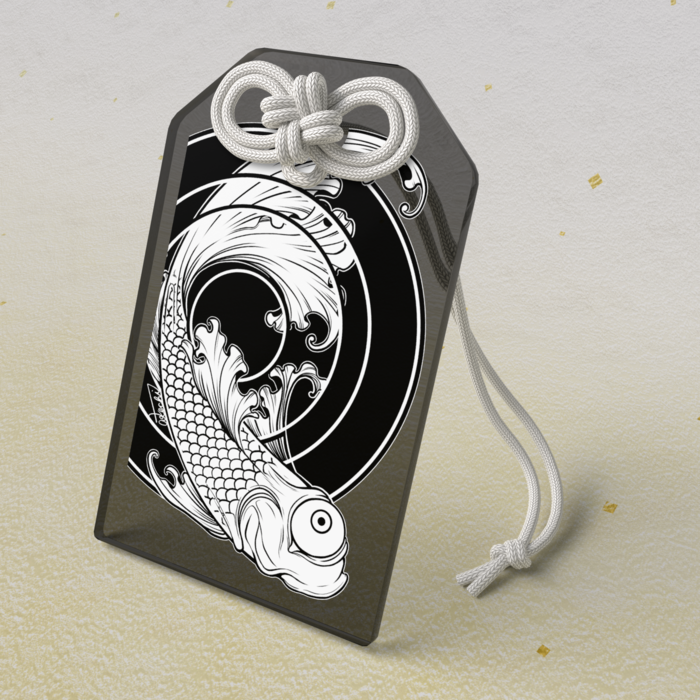 アクリルお守り - 50 × 80mm