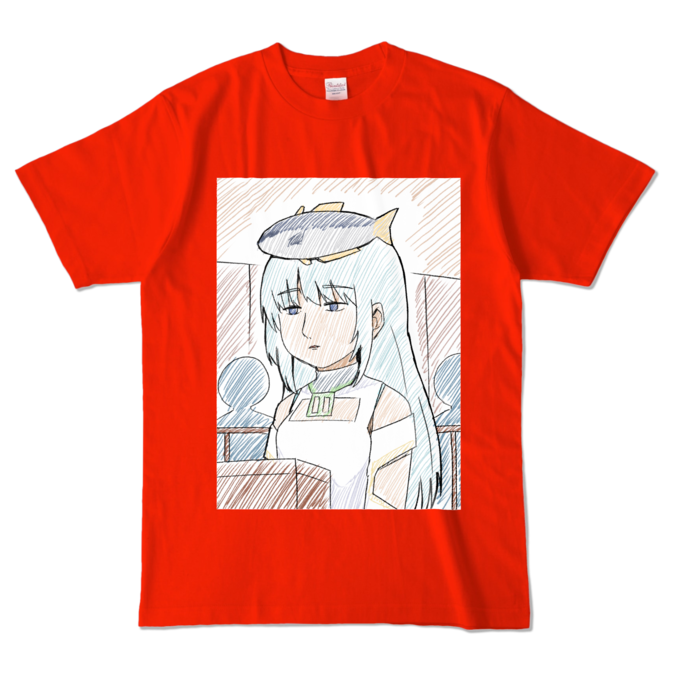 カラーTシャツ - L - レッド (濃色)