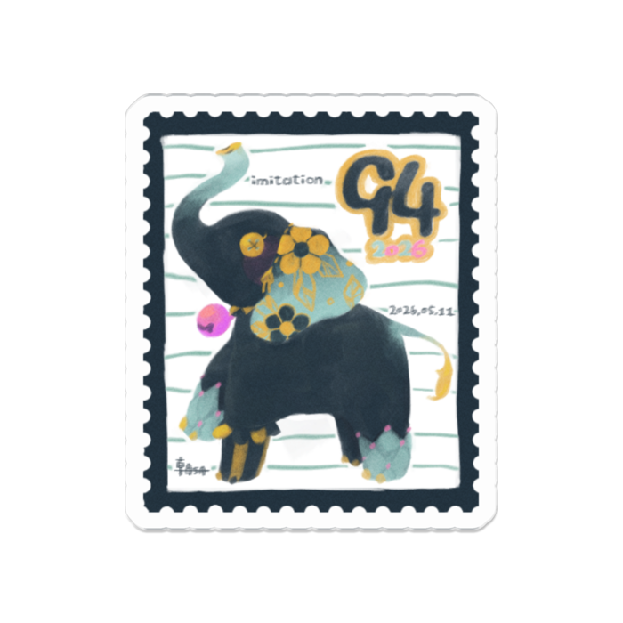 アクリルバッジ - 50 x 50 (mm)