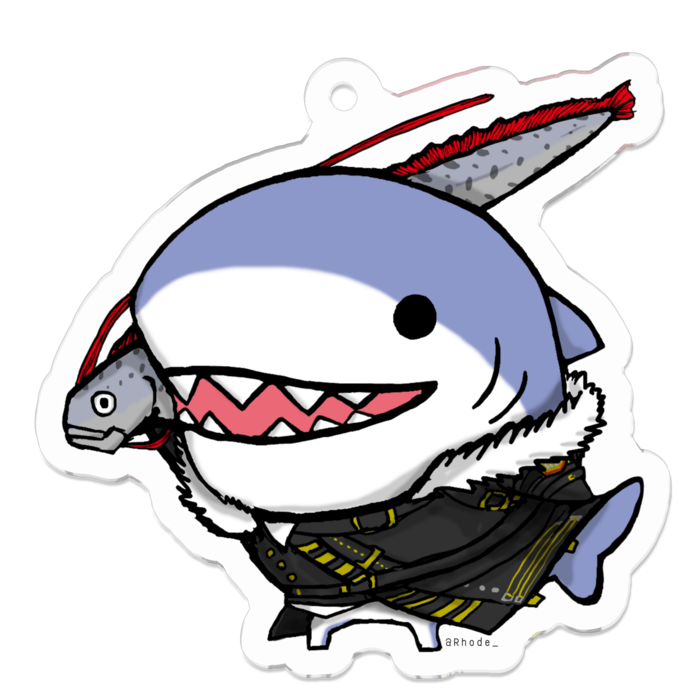 アクリルキーホルダー - 50 x 50 (mm)