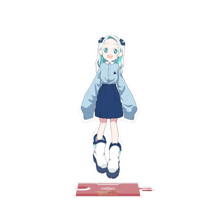 羽渦ミウネル "青シャツ" つながるアクスタ - 125mm