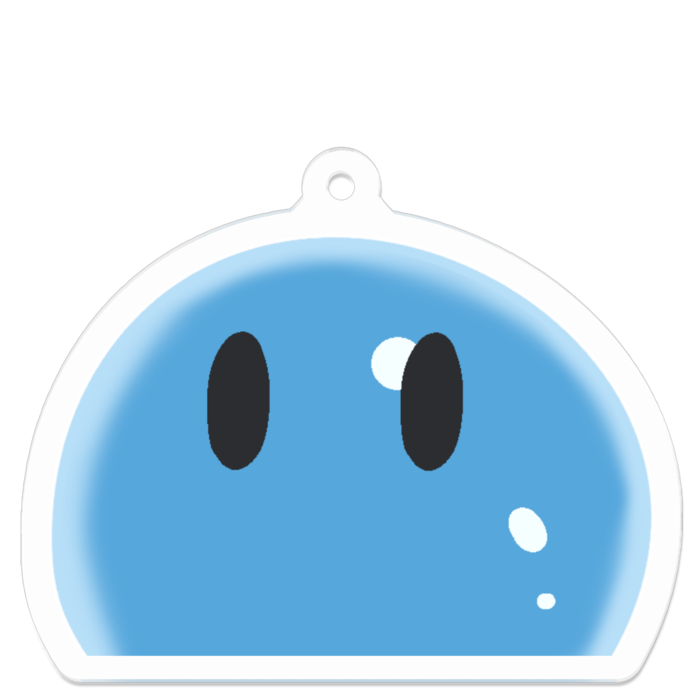 アクリルキーホルダー（コーティング） - 50 x 50 (mm)