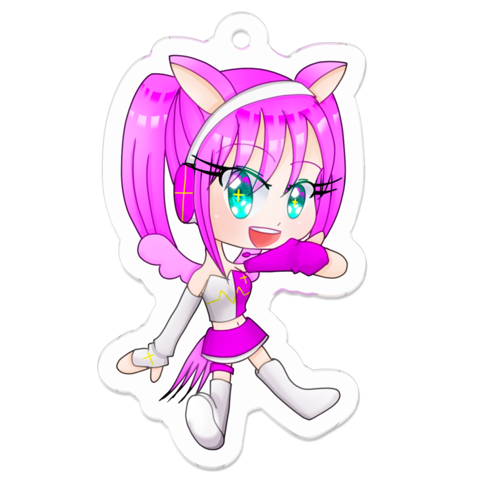 アクリルキーホルダー - 50 x 50 (mm)