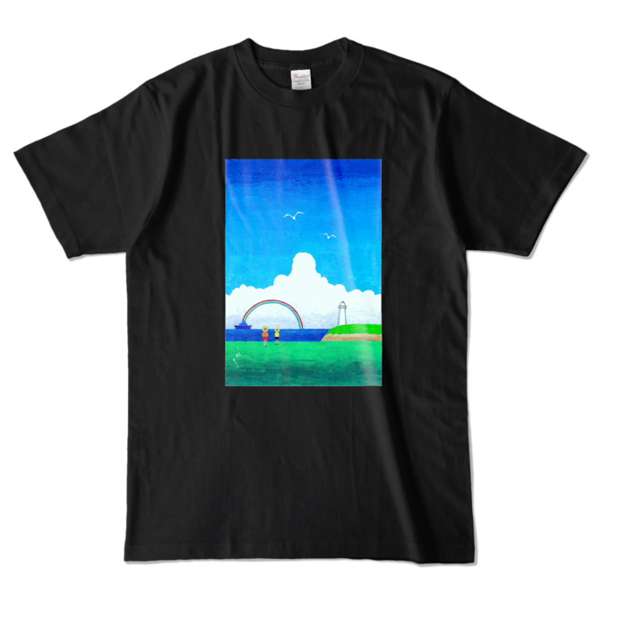 カラーTシャツ - L - ブラック (濃色)